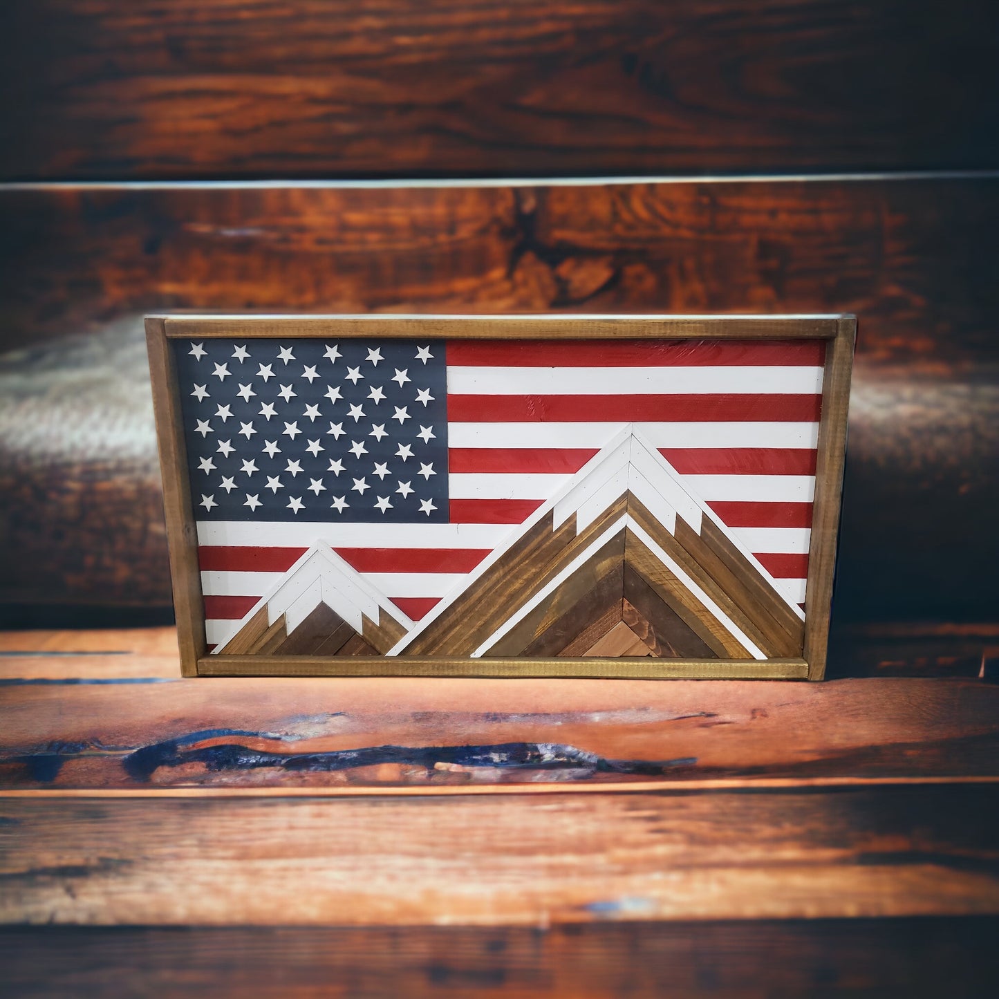 U.S. Flag 2 Peak 25x14